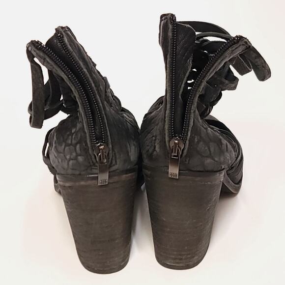 Free People Carrera Heel Boot Size 39 8.5 Slate Womens Shoe Shoes Heels Bootiez - Picture 12 of 14